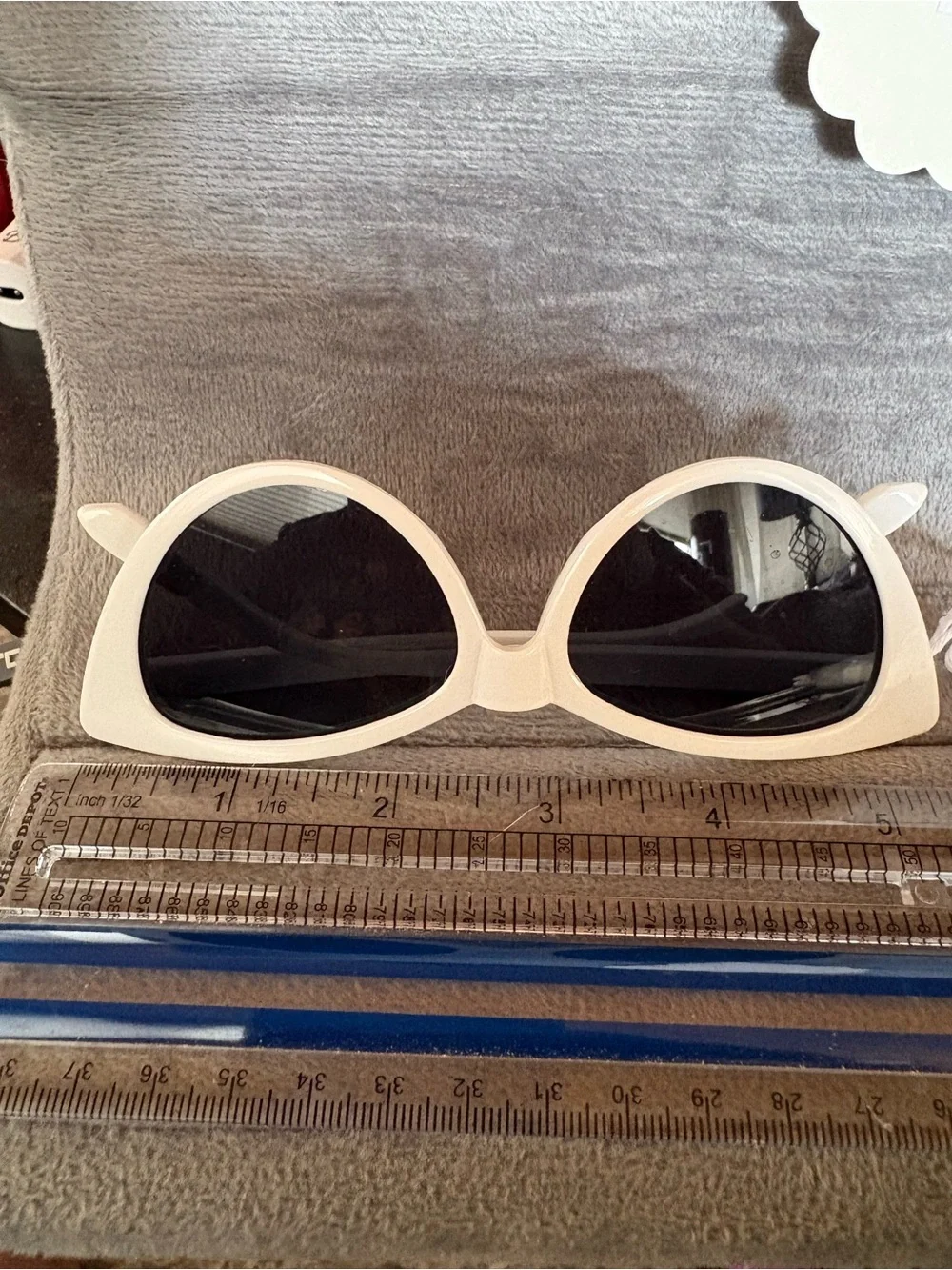 Tortoiseshell Cat Eye Sunglasses with Purple Lenses